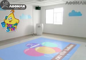 奥漫优悦多媒体感觉统合训练系统走进无锡市崇安区辅读学